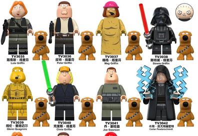 Family Guy Peter Griffin Bausteine Spielzeug Kind Cartoon Sammelfigur Modell