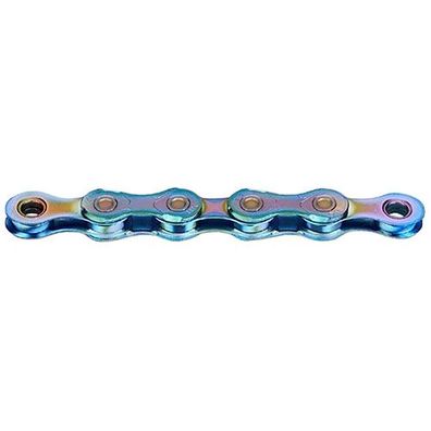 Kette X11 11-fach, 118 Glieder KMC, Missing Link, 1/2"x11/128", aurora blue