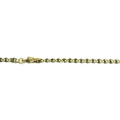 Armband 19 cm - Gold 333 - Stegpanzer Muster