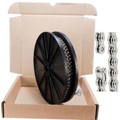 Kette Connex 7E8 1fach E-25, Nickel, silber, Haspel 20m, Connex, 2341-07E8-0200