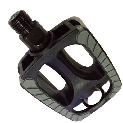 Pedale Kunststoff, schwarz + Nonslip Auflage, SP-813, Marwi, 356100