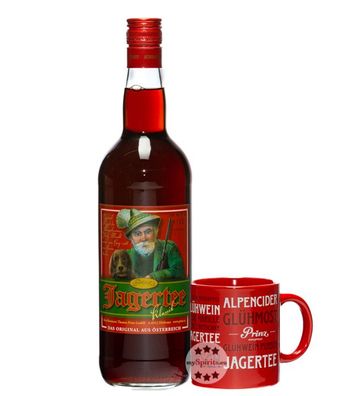 Prinz Jagertee Klassik mit Tasse (40 % Vol., 1 Liter)