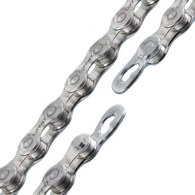 Kette 11sW 11-fach, 118 Glieder Connex, Kettenschloss, 1/2"x11/128", silber