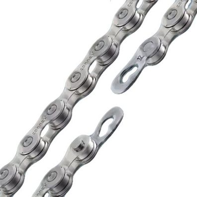Kette 12sW 12-fach, 118 Glieder Connex, Kettenschloss, 1/2"x11/128", silber