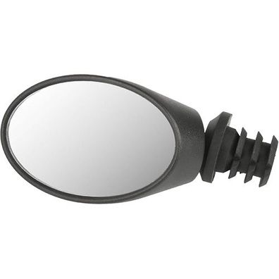 Spiegel Spy Oval, M-Wave, schwarz, Messingschlager, 270032