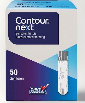 Contour NEXT Teststreifen - 50 Stück - PZN 08884487 - OVP v. med. Fachhändler