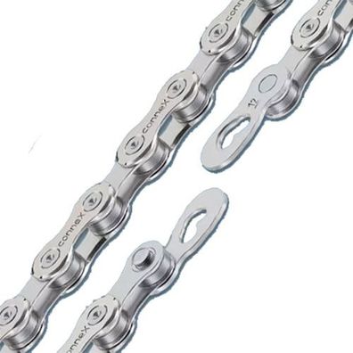 Kette 12sE 12-fach, 126 Glieder Connex, Kettenschloss, 1/2"x11/128", silber