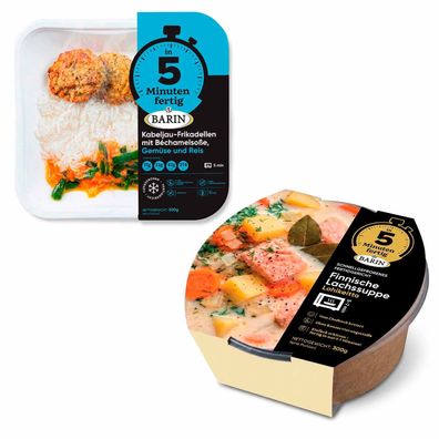 BARIN in 5 Minuten fertig Set ?Leichtes Fisch-Mittagessen?, 600g
