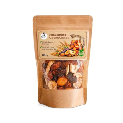 BARIN Omas Kompott aus Trockenfrüchten - Mischobst getrocknet, 400 g