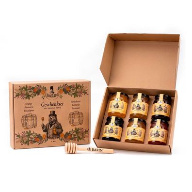 BARIN Große Honigkollektion ? Geschenkset mit 6 Sorten Premium Honig (6 x 500 g)