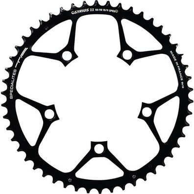 Kettenblatt Syrius, 46 schwarz Ø 110 außen 10/11-f, TA, PL-58110329-46