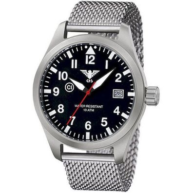 KHS - Armbanduhr - Herren - Chronograph - Airleader Steel - KHS. AIRS. MS