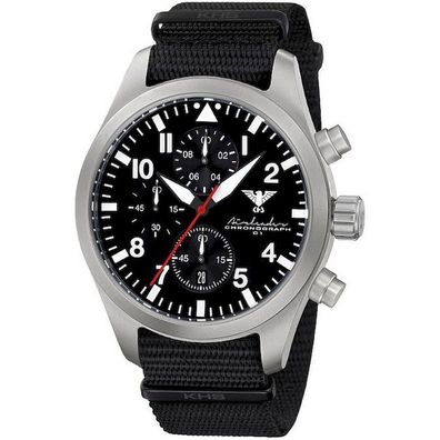 KHS - Armbanduhr - Herren - Airleader Steel Chronograph - KHS. AIRSC. NB