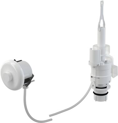 Alcadrain MPO10 Manuelle pneumatische Fernauslösung, Weiß, für Wandeinbau