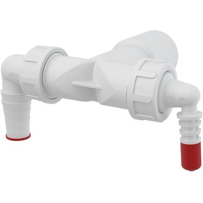 Alcadrain P156Z Doppelanschluss komplett DN40 / DN32 8 –23 mm Schlauchanschluss mit