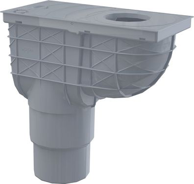 Alcadrain Universal-Regensinkkasten 300×155/125/110 mm Abgang senkrecht, Grau