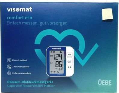 Visomat comfort eco Oberarm Blutdruckmessgerät 22-42cm Manschette PZN 01147685