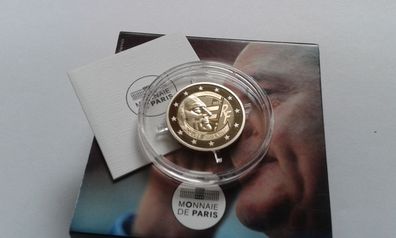 Original 2 euro 2022 Frankreich Jacques Chirac 2 euro 2022 PP Frankreich Chirac