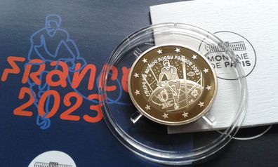 Original 2 euro 2023 Frankreich Rugby 2 euro 2023 PP Frankreich Mauerfall