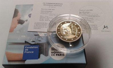 2 euro 2020 Frankreich PP Medizinische Forschung 2 euro 2020 PP Frankreich Medizin