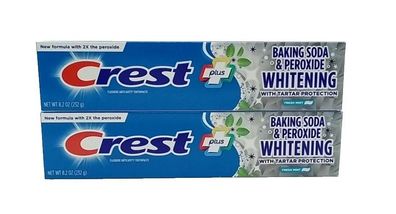 2x crest zahncr. bakingsoda & peroxide 232g Whitening, ges.464g