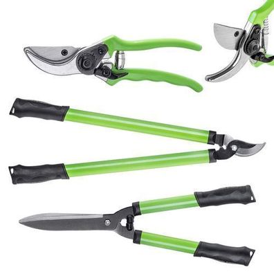 KADAX Gartenscheren-Set, Gartenschere, 3-teilig