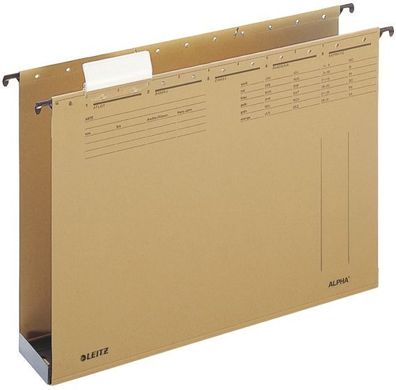 Leitz 1941-00-00 Hängesammler ALPHA®, Seitenbegrenzung, Kunststoffboden 60mm, Natronk