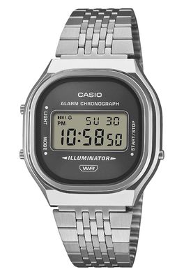 Casio Uhr in Unisexgröße Edgy Collection Grau A140WE-8AEF