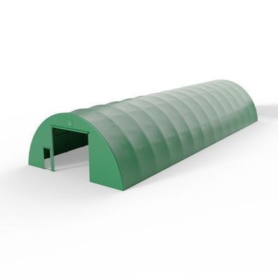 Bogenhalle 9,15x26m PVC 900g/m² in der grünen Ausführung