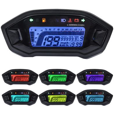 Geloo Motorrad Digitaltachometer Defekt 13000 U min LCD km h mit Sensor