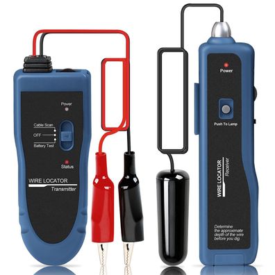 Kabelsuchgerät F02 Pro mit Kopfhörer fér Erdkabel und Zaunkabel