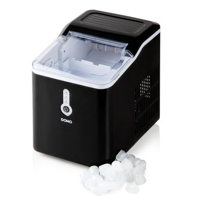 DOMO DO9220IB Eiswérfelbereiter 12kg/24Std 1,5L Kompressor Schwarz