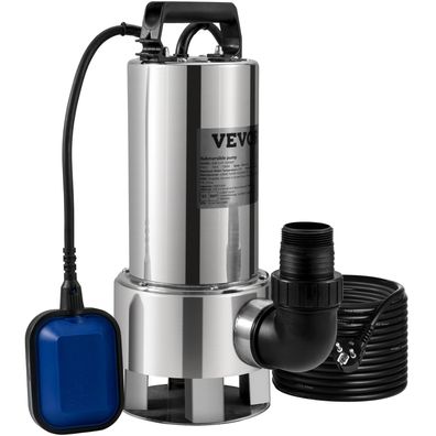 Schmutzwasserpumpe Tauchpumpe 2200 W 60000 l/h 18 m IPX8