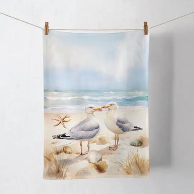 Ambiente, Dekoration, Geschirrtuch, Küchentuch Seagulls