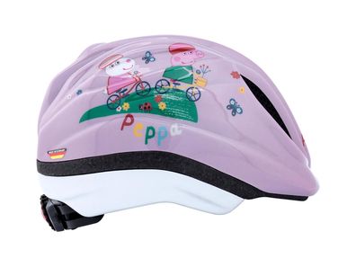 BIKE Fashion Kinderhelm "Peppa Pig" Raster-Steckve M, 52-57 cm, r