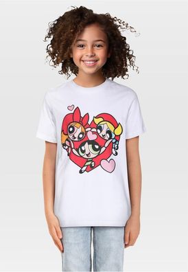 Mister Tee Mädchen T-Shirt Kids Power Puff Girls Heart MTK328