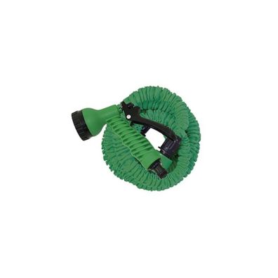 Gartenwasserschlauch 5–15 m flexibel mit Sprühkopf & Anschlüssen