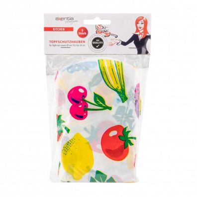 Abdeckhauben für Schüsseln & Töpfe - 5 Größen mit Gummizug
