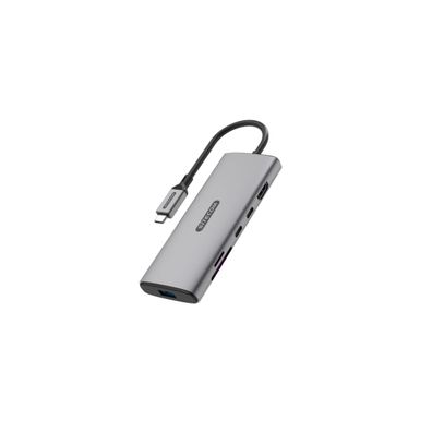 Sitecom 5 in 1 USB C Multiport Adapter HDMI USB SD Kartenleser