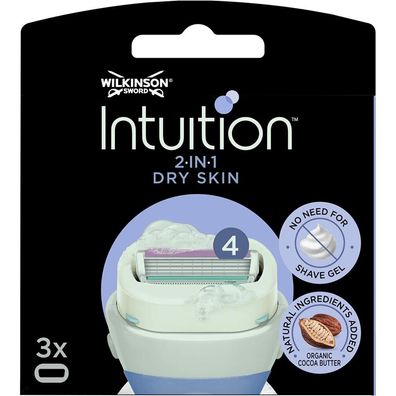 Wilkinson Razors Wilkinson Intuition Blades Dry Haut - 3 Blades