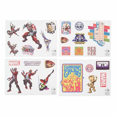 Set von Aufklebern für Gadgets Guardians of the Galaxy Charaktere