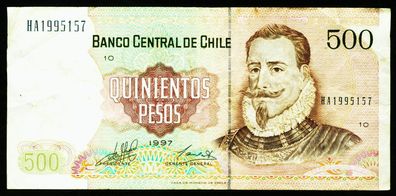 CHILE. 500 Pesos 1997. 153e