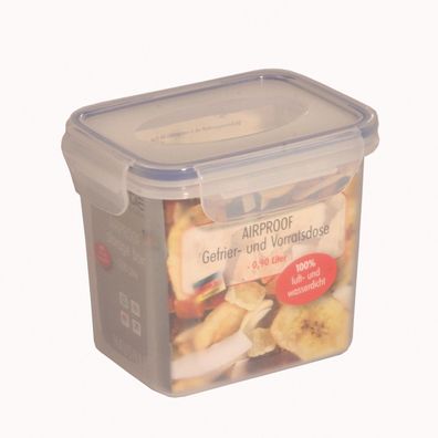 Frischhaltedose mit Deckel 0,9 L, luftdicht - temperaturbeständig -40 bis + 120°C