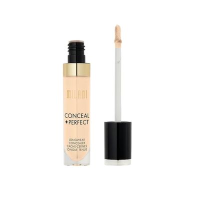 Milani, Conceal + Perfect, Long Wearing, Cream Concealer, 115, Light Nude, 5 g