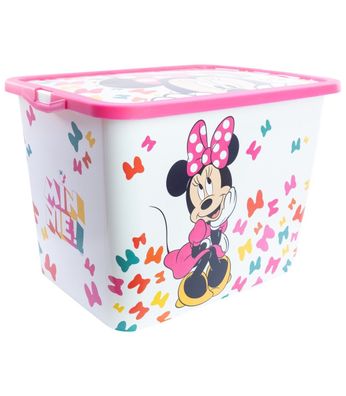Disney Minnie Mouse Aufbewahrungsbox 23 l Kinderzimmer Box für Spielzeug