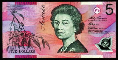 Australien. 5 Dollars 1995. 51a