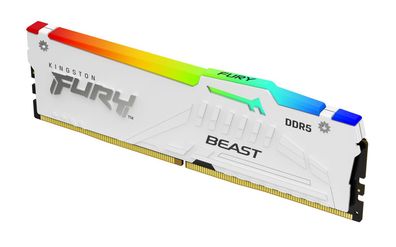 DDR5 32GB PC 5200 CL40 Kingston FURY Beast White RGB XMP retail