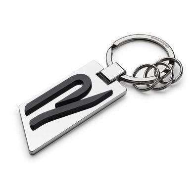 Original VW Schlüsselanhänger R Logo Keyring Metall Anhänger silber 3B4087010A