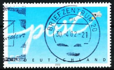 BRD 2002 Nr 2250 zentrisch gestempelt X64CE2A