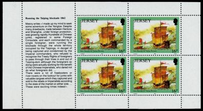 JERSEY Heftchenblatt Nr HB 0-63 postfrisch S014716